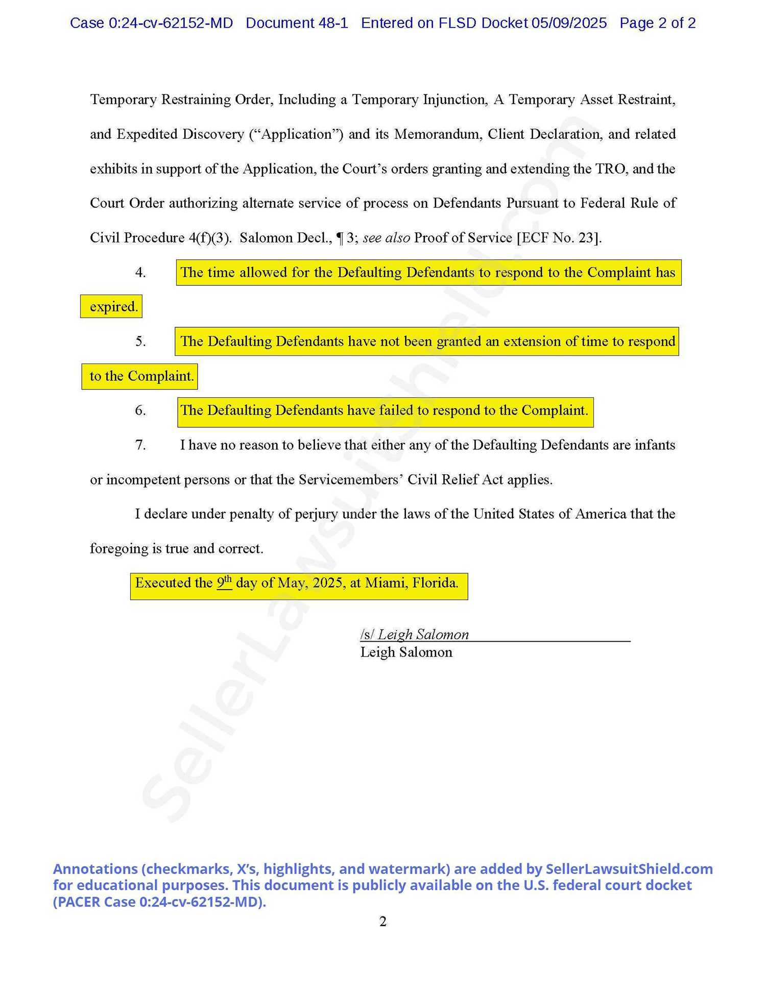 Motorola Lawsuit Real Example Case 0:24-cv-62152-MD Pic11